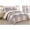 BESCH Trapuntino Copriletto per Primaverile Reversibile + 1 Federa 50 x 70 cm - Trapuntato Matrimoniale Leggero Sottil Double Facee (letto 90, 180 x 260 cm)