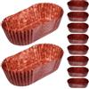 Angoily Tazze Giganti Per Cupcake - Pirottini Da Forno Per Mini Cupcake - Bicchierini Di Carta Per Caramelle - Bicchiere Di Carta Marrone Per Pane e Merenda - Bambino