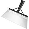 QWORK® raschietto per pavimenti 300mm, pala per pulizia, pala da giardino, raschietto per vernice, acciaio al manganese