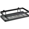 Avilia Scaffale da Cucina - Mensola Universale per Cucina e Bagno, in Metallo Verniciato, 25x6x12cm, Nero