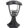 EDO Applique da Esterno con Sensore IMMA SENSOR Nero IP44 - Lampada da Parete con Rilevatore di Movimento e Attacco E27 - Per Ingresso, Facciata, Terrazza