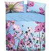 Bassetti Completo Letto Copriletto Una Piazza e Mezza Linea Natura 100% Cotone Made in Italy, 1 lenzuolo sotto con angoli 125x200cm, 1 lenzuolo sopra 180x280cm e 1 federa 50x80cm (Pink Cosmos)