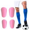 Wekuw Mini Parastinchi Calcio, 4 Pezzi Mini Parastinchi da Calcios Extra Parastinchi Piccoli Calcio 10×6cm Equipaggiamento Protettivo per Uomini, Donne, Bambini, Ragazzi, Ragazze(Nero, Bianco)