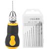 Salmue Portable Tool set piccolo trapano a mano e 10 pezzi drill bit 0.8 - 3.0 mm Precision pin Vise lavorazione del legno trapano a mano per il modello gioielli di noce ambra cera d'