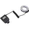 Bewinner Flash Macro a LED, Luce Anulare con Display LCD, Controllo Alimentazione, Anelli Adattatori, Diffusori Flash per Fotocamere DSLR