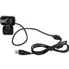 Ymiko Webcam per PC, Webcam HD Webcam per Desktop e Laptop USB con Webcam per Webcam HD 12MP Mic a 360 ° per Schermo LCD Laptop per Visione Notturna di/MSN/ICQ