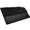 Logitech G G513 CARBON LIGHTSYNC RGB Mechanical Gaming Keyboard, GX Brown tastiera USB QWERTZ Tedesco Carbonio
