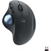 Logitech ERGO M575 Mouse Trackball Wireless - Facile controllo con il pollice, Tracciamento fluido, Design ergonomico e