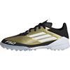 adidas F50 League Messi Football Boots Turf, Scarpe da Calcio Unisex-Adulto, Gold Metallic/Cloud White/Core Black, 38 EU