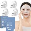 TaimeiMao 4 Pezzi Bio Collagen Real Deep Mask, Collagen Overnight Mask, Maschera Viso Antirughe, Maschera Punti Neri Rimozione, Per Azione Idratante, Antirughe, Detergente