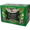 Apicoltura Brezzo Sweet Herbs® | Tè Verde Biologico e Menta Dolce | Tè Verde Orientale e Foglie di Menta - 20 Filtri in Singole Bustine (30 Gr)