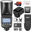 Godox V1PRO V1 Pro S TTL - Fotocamera a testa tonda agli ioni di litio, 76 Ws HSS 1/8000s, con Godox X3S TTL Wireless Flash Trigger compatibile con fotocamere Sony