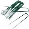 Milaloko 30 Pack 15cm a Forma di U Giardino di Sicurezza Peg in Acciaio Zincato a Terra Ppinze per Tessuto di Erba, Rete, Erba Artificiale, Tenda, Membrana, Mezzo Verde