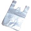 XUMIN 100 sacchetti in plastica trasparente a forma di gilet, per alimenti/spesa/asporto/prodotti alimentari, Transparent, 26x38cm