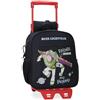 Disney Joumma Friends to infinity and beyond Zaino prescolare con carrello nero 23 x 25 x 10 cm Poliestere 5,25 L