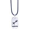 NILUXE DESIGN-Ciondolo segno dello zodiaco - ciondolo oroscopo - ciondolo oroscopo in argento - ciondolo costellazione in argento - collana oroscopo per uomo e donna (Sagittario)