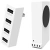 JZW-Shop Hub USB 2.0 a 4 porte per XB Series S, adattatore di estensione USB ad alta velocità compatibile con console Xb Series S