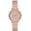 Michael Kors - Collezione Darci, cinturino in acciaio inossidabile color oro rosa, orologio da donna MK4592