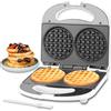 SugarWhisk Mini Ferro per Waffle per Bambini, Doppio Ferro per Waffle, Piccolo Ferro per Waffle con Rivestimento Antiaderente, Mini Waffle Maker, per Feste di Famiglia, Compleanni dei Bambini, Pasqua