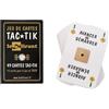 LEDELIRANT Gioco di carte TAC★TIK - Progettato e fabbricato in Francia. Confezione da 49 carte originali per giocare al TAC TIK + 5 carte per giocare al gioco di TOC o Tock. Marca francese Le Délirant®.