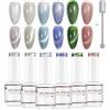 Nicedeco Smalto Cat Eye Semipermanente per Unghie Colori Kit Smalto magneticp per Unghie Lampada UV LED Soak Off Gel Nail Polish Set 31, 6x8ML