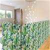 Ambiance Sticker Adesivo per finestra anti-sguardo oscurante, orchidea verde, adesivo frangivista per vetri e porte della doccia, XL, 40 x 200 cm