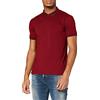 Joma 100748.650.3XS Maglietta Polo - Bali a Manica Corta da Ragazzo, Bordeaux, 3XS