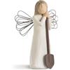 Willow Tree Enesco Willow Tree Scultura Angelo del Giardino, Resina, Multicolore