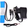 PACCO BATTERIA LITIO 12 VOLT 1500mAh 1,5Ah 12V RICARICABILE 142x27x14mm G1E4