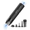 HOTO Aspirabriciole Senza Fili 15000pa, 4 in 1 Mini Aspirapolvere, Aspirazione, Soffiaggio, Gonfiaggio, Sigillamento Sottovuoto, Brushless, per Veicoli/Scrivanie/Tastiere/Macchine da Caffè Ecc