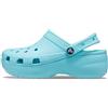 Crocs - Classic Platform Clog W, Zoccoli, Donna, Nero, 34/35 EU