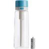 Amazon Basics - Bottiglia per acqua con filtro, in tritan privo di bisfenolo A, 660 ml (blu)