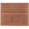 Berliner Bags Porta Carte Pelle Uomo Donna, Portacarte Slim Compatto con Protezione RFID, Porta Tessere 8 Carte - Marrone