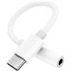 Beamingnet Adattatore USB C Jack [Certificato MFi] Adattatore Cuffie USB C a 3.5 mm Adattatore Aux Audio Cavo Dongle Jack Kompatibel mit iPhone 15/15 Pro/15 Pro Max, Samsung Galaxy S24 S23 S22, iPad Mini/Pro