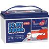 Timeusb Batteria al Litio 12V 100Ah Batteria LiFePO4, BMS 100A Incorporato, Fino a 15000 Cicli Profondi,1280Wh Perfetta per Fotovoltaico Camper Sistemi di casa Solare e Applicazioni