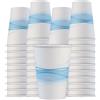 Generico Mecup Bicchieri in Carta, Bicchieri Monouso, 500 Pezzi, Tazza Caffè 200 ml, Usa e Getta, Per Bevande Calde e Fredde, Design Elegante, Igienici, Biodegradabili. Fantasia: Fascia Azzurra