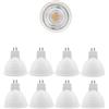 AUFWH 8 pezzi Lampada LED Lampadina MR16 GU10 E27 E14 6W 220V-240V Bombillas Lampada LED Faretto Lampara Faretto LED 24/120 gradi-MR16_24 Bianco freddo