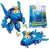 Super Wings Dizzy Camion Giocattolo Trasformabile 2 In 1: Robot E Aereo Per Bambini 3+ Anni (Rosa, 18 Cm)