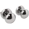 SOMATHERM FOR YOU - B21813B - O ganci per asciugamano asciutto Chrome - Tubo piatta per vite