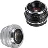 BOtizr 25mm F1.8 Prime Lens Messa a fuoco manuale MF, for Fujifilm For X-mount XH1 X-A12 3 5 XA10 XA20 XE3 XE2S XT10 XT20 XT2 X-Pro12 XM X-E123 (Color : For Fuji XF, Size : Black)