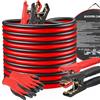 MAMIZO Cavi Batteria Auto 4M 1000A 12V-24V, Sezione Trasversale 30mm², Cavi per Auto con Guanti e Borsa da Viaggio, Cavi Batteria Auto Professionali, Cavi Batterie per Auto, Moto, Camion e Camper