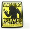 Patch Nation Predator Activity is High Airsoft Morale PVC Patch Toppa