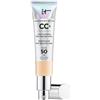 IT Cosmetics, CC+ Cream Anti-età, Alta copertura, Waterproof, Finitura naturale, Formula con Peptidi, Collagene e Vitamine, Your Skin But Better, Tonalità: Light, 32 ml