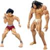 Jilijia 2PCS Anime Pickle e Hanma Baki Figure Anime Personaggio Fighting Position Model Statue PVC Action Figure Desktop Ornamenti Regalo da Collezione