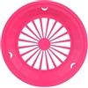 Sea & Moon 12 supporti riutilizzabili in plastica per piatti di carta, per picnic, barbecue, feste, colore: rosa