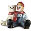 Gildeclowns Statuetta decorativa - Tempo di coccole - pezzo da collezione dipinto a mano altezza 8 cm - in confezione regalo - regalo di compleanno - portafortuna talismano mutmacher