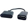 bzcemind Docking station da 15 cm 30 pin femmina a USB 2.0 femmina, cavo di ricarica dati corto 30P nero e bianco, nero