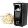 Avilia Macchina per fare Popcorn con Cottura ad Aria Calda e Senza Olio - con Coperchio Trasparente e Misurino,16x13.5x25.5cm, 1100W, Nero