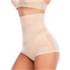 YARRCO Guaina Contenitiva Donna Pancia Piatta (Beige-Compress,S)