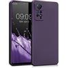 kwmobile Custodia Compatibile con Xiaomi Redmi Note 11 Pro / 11 Pro (5G) / 12 Pro (4G) Cover - Back Case Morbida - Protezione in Silicone TPU Effetto Metallizzato bordeaux metallizzato